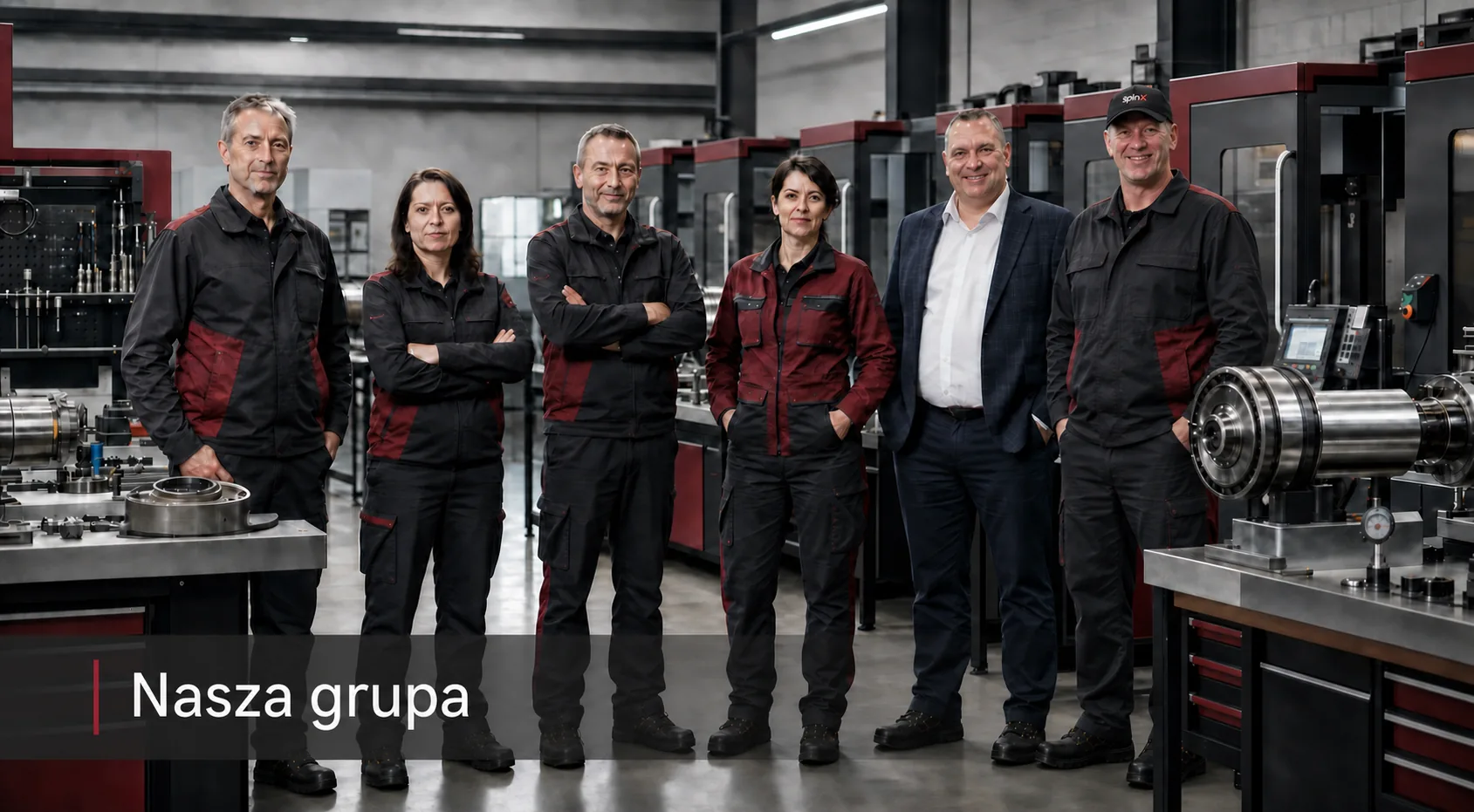 Nasza grupa SpinX Engineering - serwis wrzecion CNC