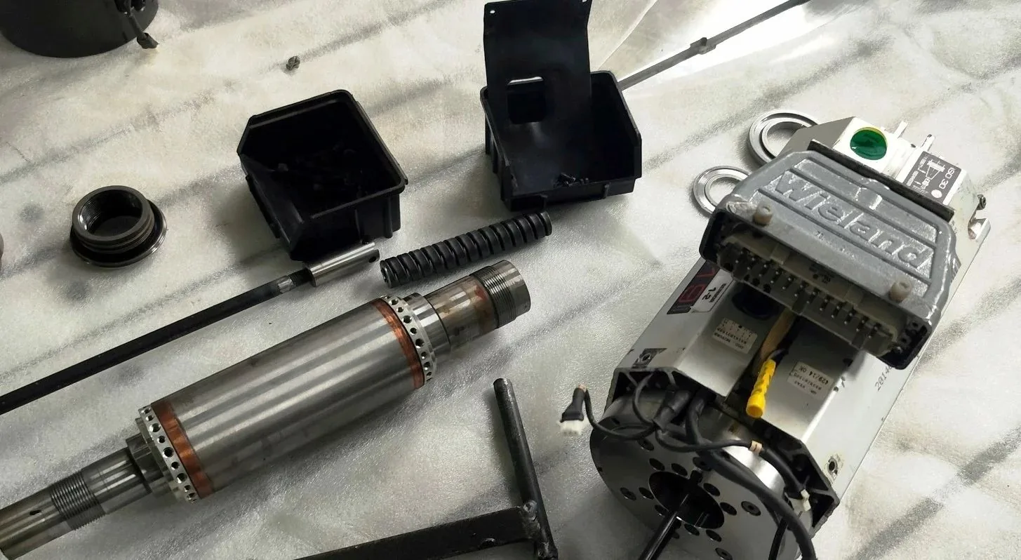 Regeneracja elektrowrzeciona CNC – serwis wrzeciona CNC