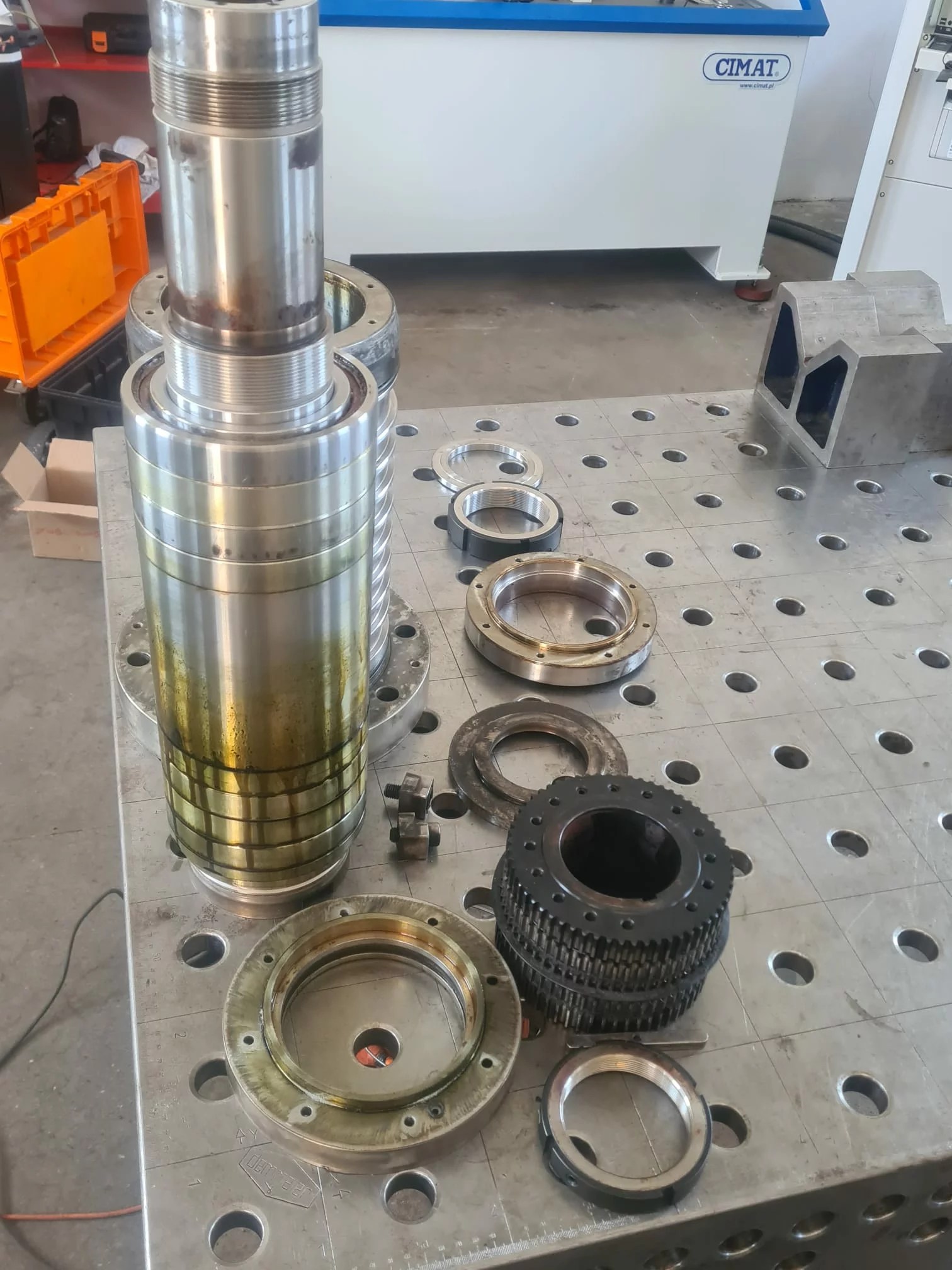 Zdjęcie z realizacji - Naprawa wrzeciona HAAS Automation Model VF-3YT/50