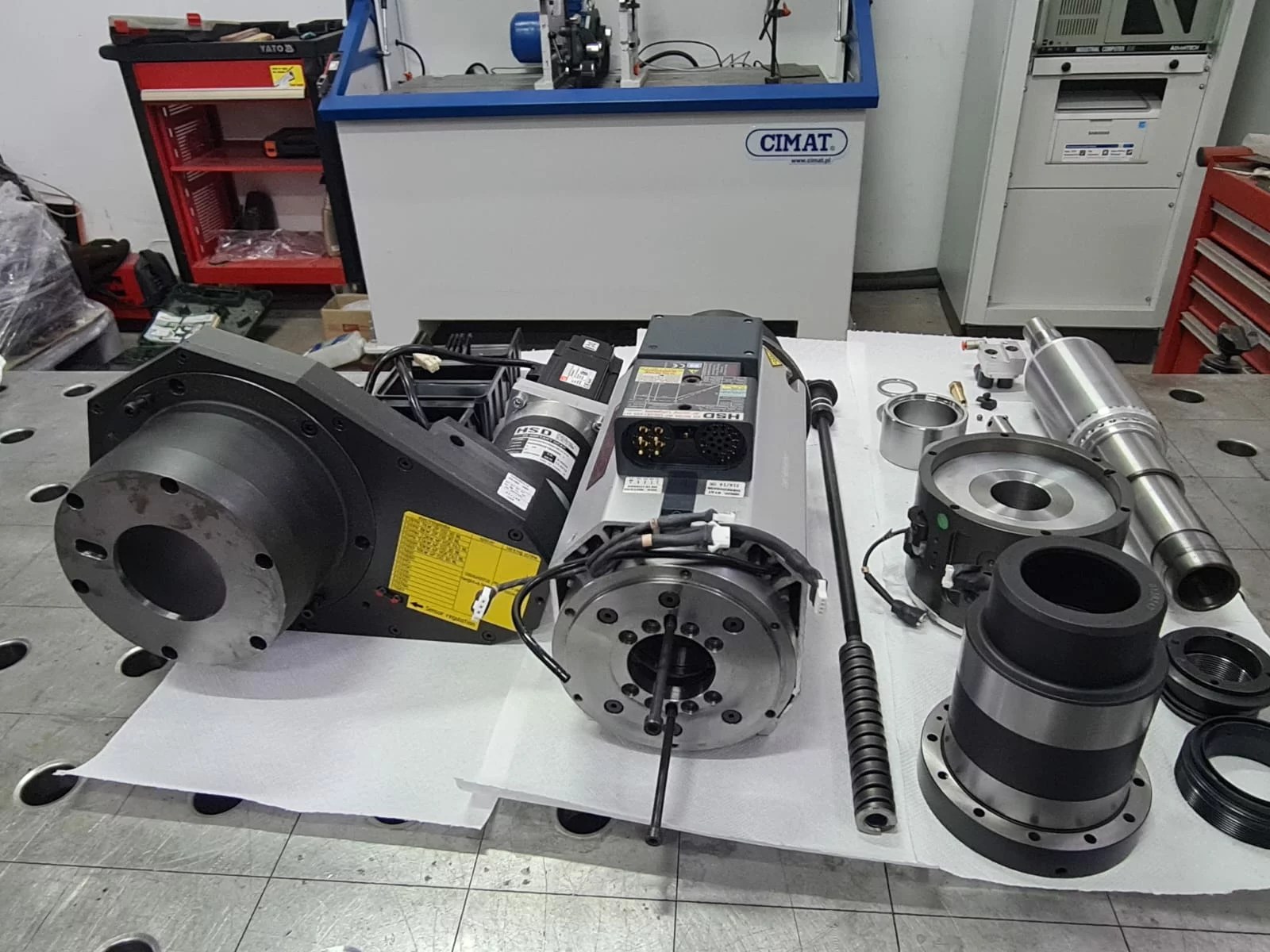 Zdjęcie z realizacji - Regeneracja elektrowrzeciona HSD ES 929